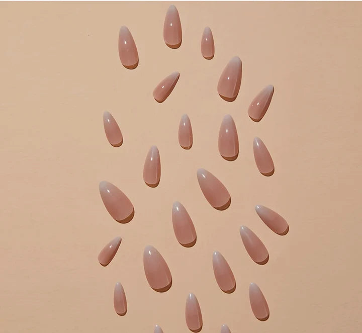 Hania Amir Ombre Almond Press On Nails