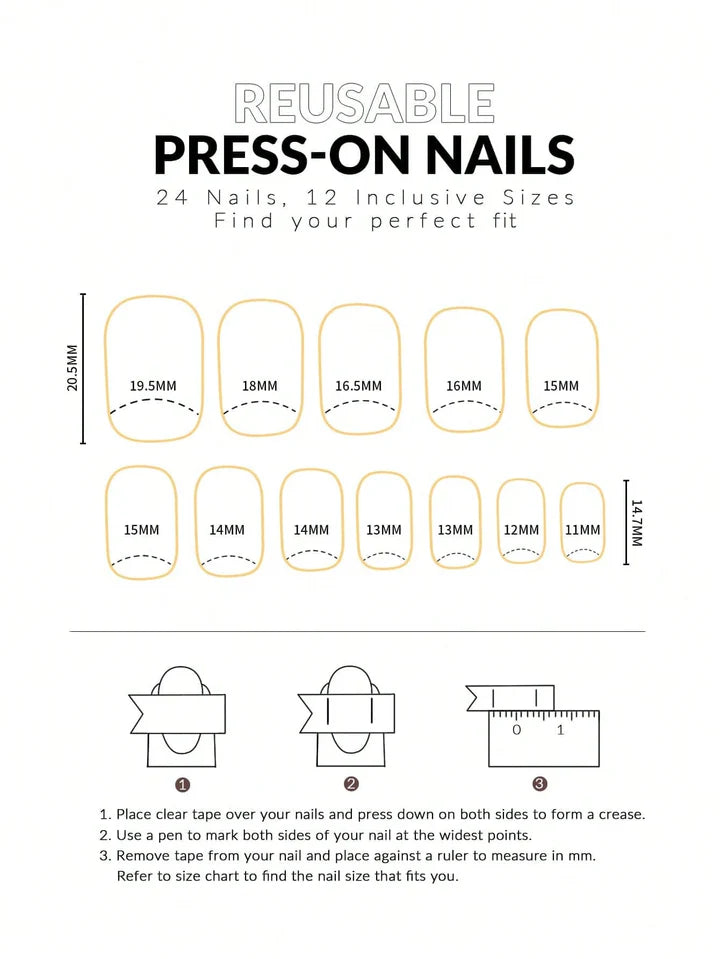 Medium Almond Press On Nails Leopard Press-On Nails
