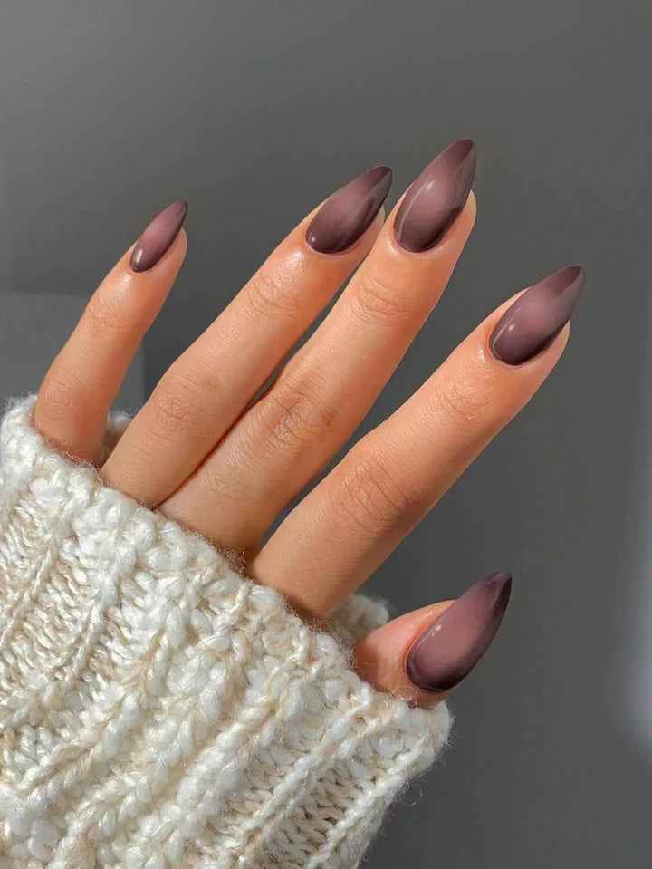 Purple Baby Boomer Press On Nails