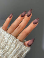 Purple Baby Boomer Press On Nails