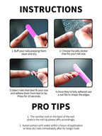 Gold French Style Press-on Nails