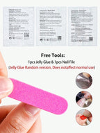 French Tip Leopard Almond Nails