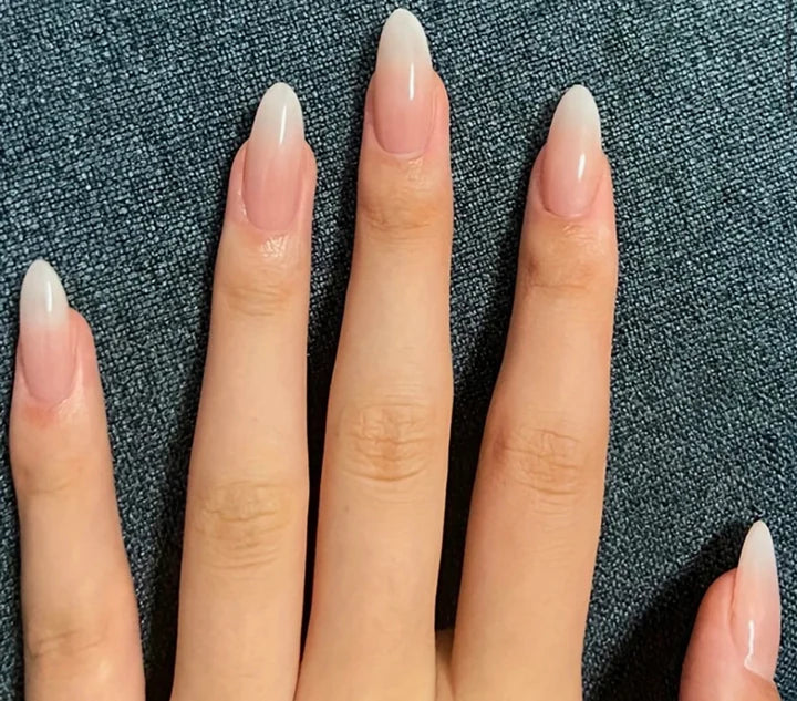 Hania Amir Ombre Almond Press On Nails