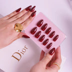 Pinterest Trending Deep Cherry Nails