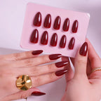 Pinterest Trending Deep Cherry Nails