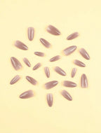 Cat Eye Design Solid Color Nails